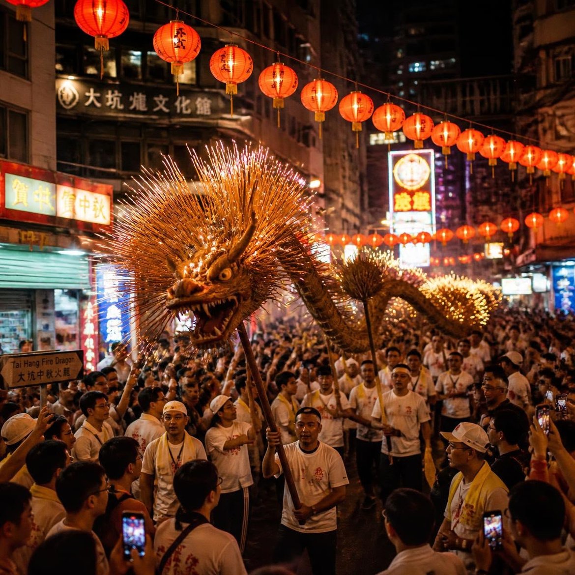 大坑火龍舞 2026｜中秋必睇非遺盛事｜9月24-26日銅鑼灣大坑免費入場